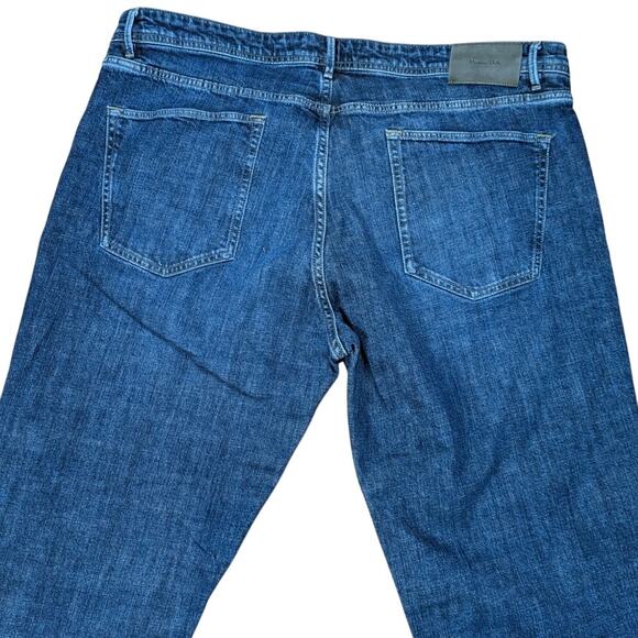 Massimo Dutti Relaxed Fit Mens Jeans Dark Wash Size 38 - Picture 8 of 9